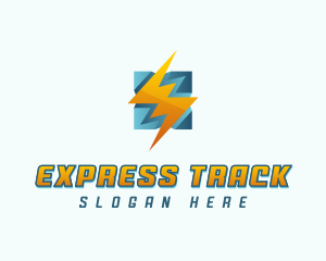 Lightning Bolt Charge logo design