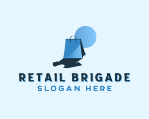 Shirt Shopping Bag Apparel logo design