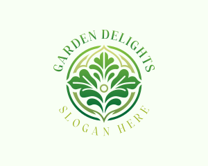 Vegan Herbal Garden logo design