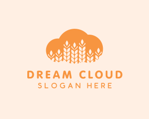 Agricultural Grains Cloud logo design