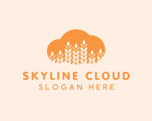 Agricultural Grains Cloud logo design