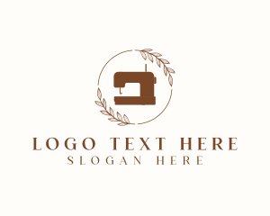 Ornamental Leaf Sewing Machine logo