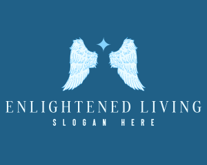 Spiritual Angel Wings logo