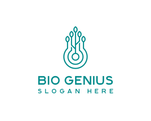 Science Biotechnology Lab logo design