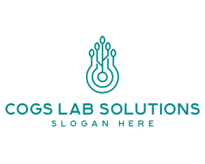 Science Biotechnology Lab logo design