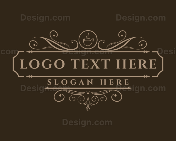 Luxury Coffee Cup Logo