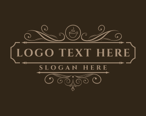 Luxury Coffee Cup logo