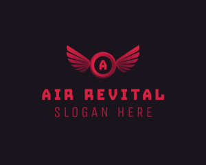 Aviary Wing Aeronautics logo design