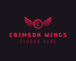 Aviary Wing Aeronautics logo design