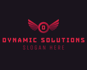 Aviary Wing Aeronautics logo design