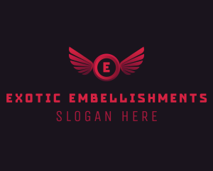 Aviary Wing Aeronautics logo design