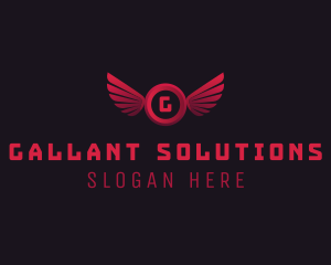 Aviary Wing Aeronautics logo design