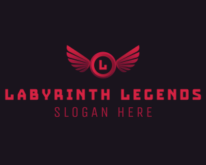 Aviary Wing Aeronautics logo design