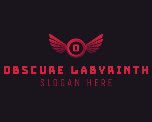 Aviary Wing Aeronautics logo design