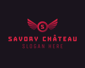 Aviary Wing Aeronautics logo design