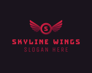 Aviary Wing Aeronautics logo design