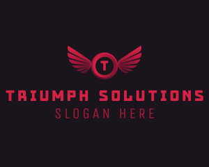 Aviary Wing Aeronautics logo design