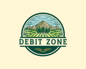 Land Farming Field logo design