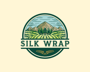 Land Farming Field logo design