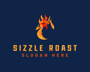 Roasted Chicken Flame logo