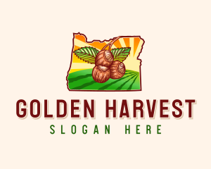 Oregon Hazelnut Farm logo design