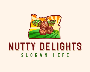 Oregon Hazelnut Farm logo design