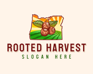 Oregon Hazelnut Farm logo design