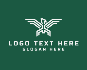 Eagle - Bird Wings Clan logo design