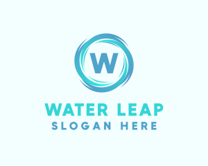 Water Supply Whirlpool logo design