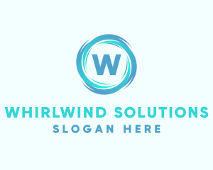 Water Supply Whirlpool logo design