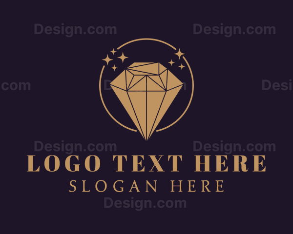 Gold Diamond Luxury Logo