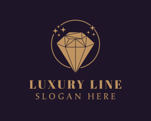 Gold Diamond Luxury logo design