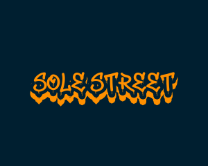 Orange Street Graffiti logo design