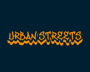 Orange Street Graffiti logo design