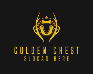 Golden Deer Horns logo design