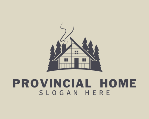 Forest Wooden Cabin logo