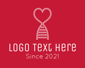 Love DNA Strand logo