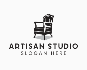  Chair Furniture Seat logo design