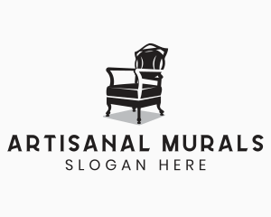  Chair Furniture Seat logo design