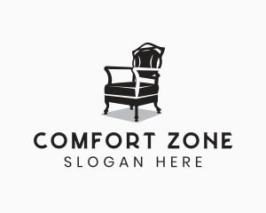  Chair Furniture Seat logo design