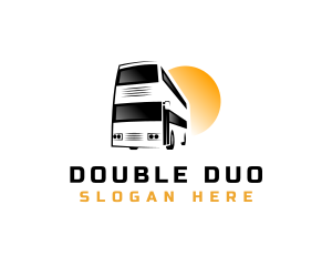 Double Decker Bus Tour logo design