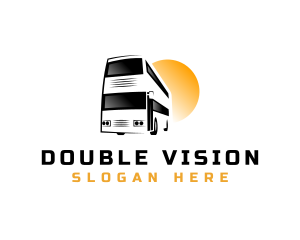 Double Decker Bus Tour logo design