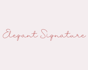 Elegant Cursive Business logo design