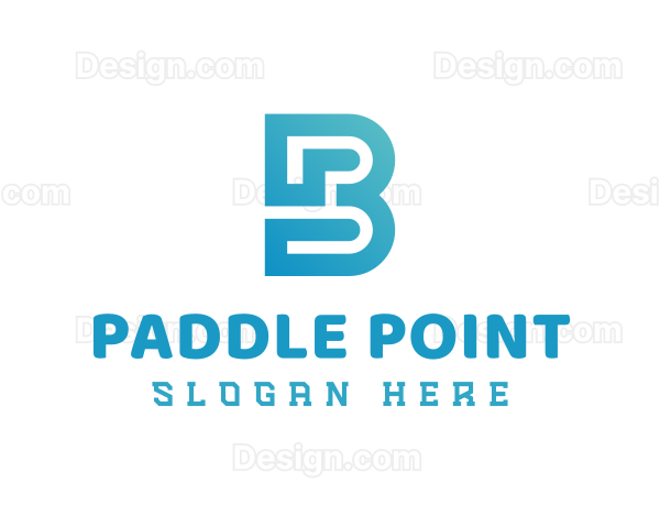 Modern Gradient Letter B Logo