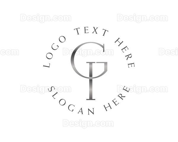 Luxury Boutique Letter GP Logo