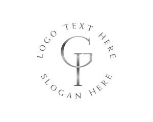 Luxury Boutique Letter GP logo