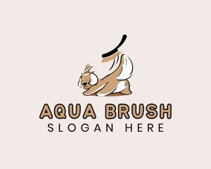 Dog Pet Grooming logo design