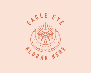 Mystical Moon Eye logo design