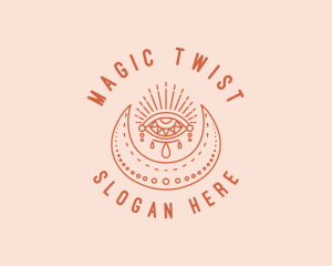 Mystical Moon Eye logo design