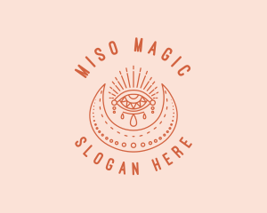 Mystical Moon Eye logo design